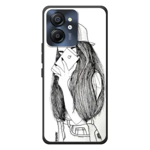 Чехол с печатью для Blackview Color 8 - (Мода) (AlphaPrint) (Фото девочки)