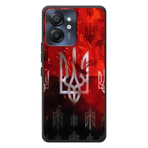 Украинские Чехлы для Blackview Color 8 с картинкой УПА (AlphaPrint) (ГЕРБ УПА)