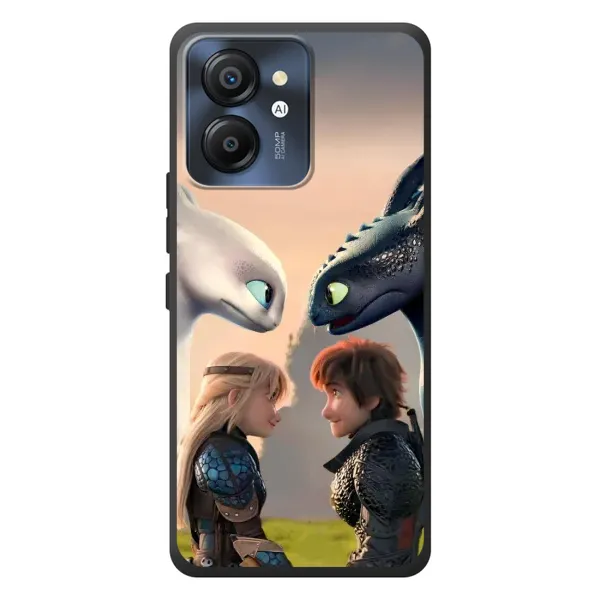 Чехол с принтом «Иккинг и Астрид» для Blackview Color 8 Чехол с принтом «Иккинг и Астрид» для Blackview Color 8