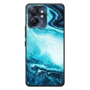 Мраморный чехол на Blackview Color 8 (VPrint) (Голубой мрамор)