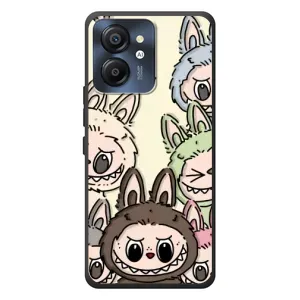 Чехол с Лабубу на Blackview Color 8 (Золотая обезьяна Bored Ape)