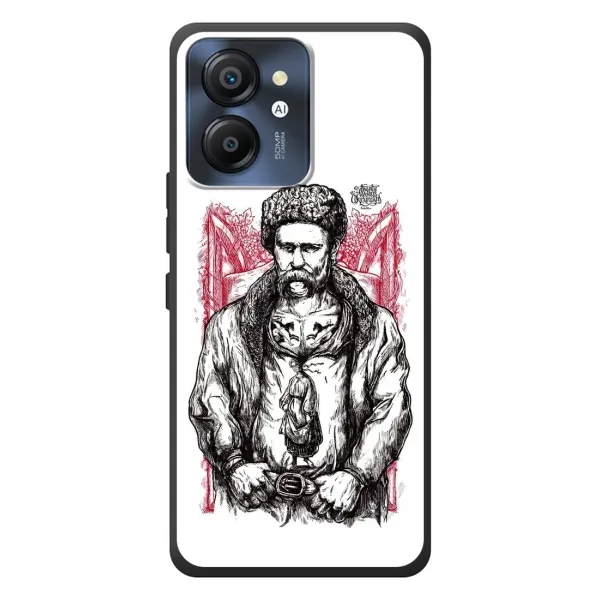 Чехол с принтом «Козак Шевченко» для Blackview Color 8 Чехол с принтом «Козак Шевченко» для Blackview Color 8