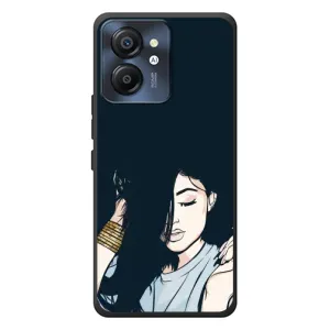 Чехол с печатью для Blackview Color 8 - (Мода) (AlphaPrint) (Красивая девочка)