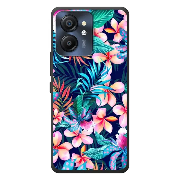 Чехол с принтом «Красочные цветы» для Blackview Color 8