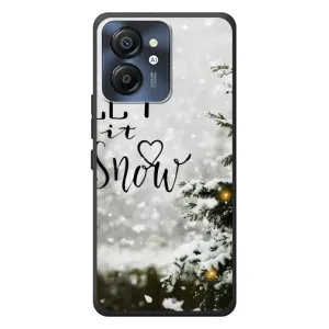 Новогодние, Праздничные Чехлы для Blackview Color 8 - 2024 год (Let it snow)