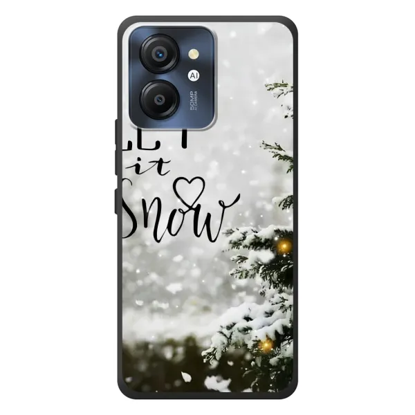Чехол с принтом «Let it snow» для Blackview Color 8