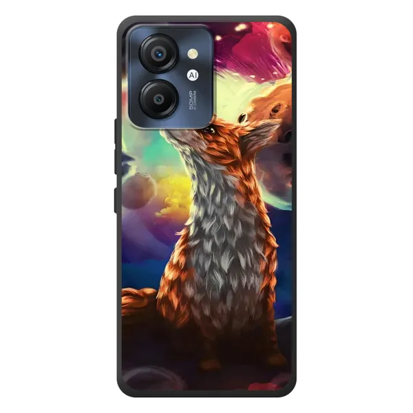 Чехол с принтом «Лисица в космосе» для Blackview Color 8 Чехол с принтом «Лисица в космосе» для Blackview Color 8