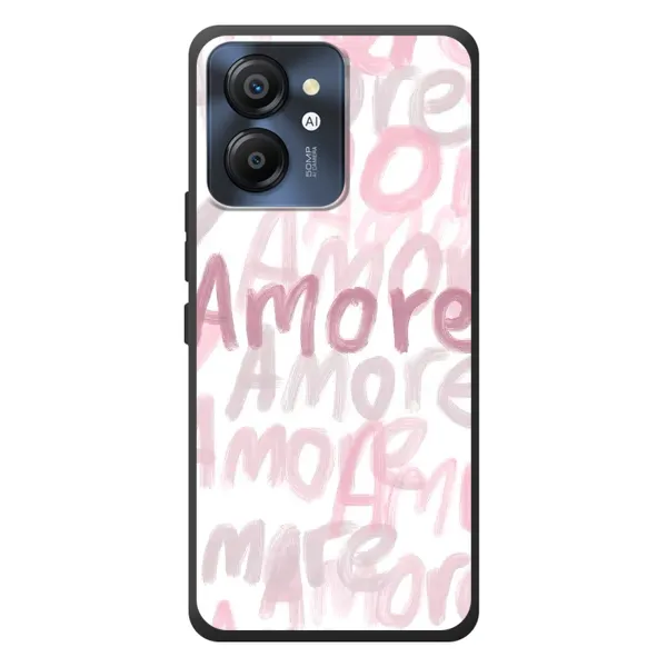 Чехол с принтом «Аморе любовь» для Blackview Color 8 Чехол с принтом «Аморе любовь» для Blackview Color 8