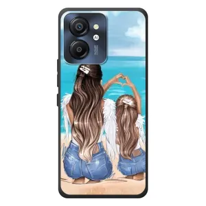 Чехол с печатью для Blackview Color 8 - (Мама с ребенком) (AlphaPrint)