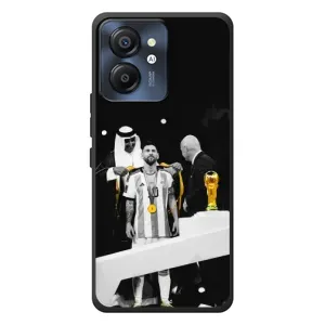 Чехлы для Blackview Color 8 (Leo чемпион) (AlphaPrint) (Месси в накидке)