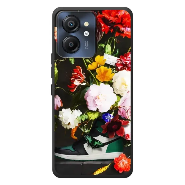 Чехол с принтом «Nike цветы» для Blackview Color 8