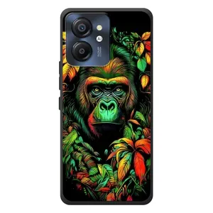 Чехол с Обезьянами Blackview Color 8 - (AlphaPrint) (Обезьяна в тропиках)
