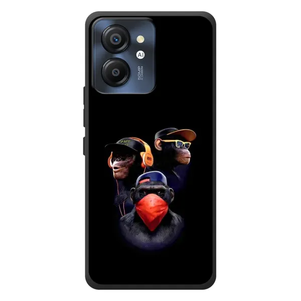 Чехол с принтом «Три обезьяны» для Blackview Color 8 Чехол с принтом «Три обезьяны» для Blackview Color 8