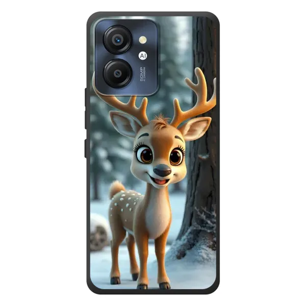 Чехол с принтом «Олененок в лесу» для Blackview Color 8 Чехол с принтом «Олененок в лесу» для Blackview Color 8