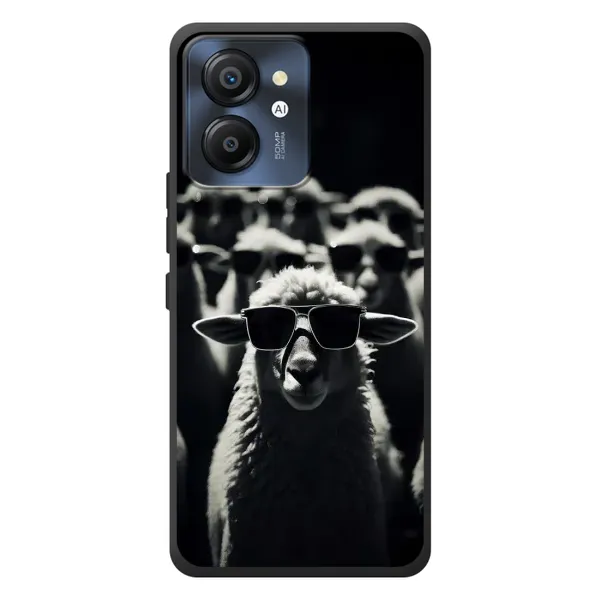 Чехол с принтом «Овечка в очках» для Blackview Color 8 Чехол с принтом «Овечка в очках» для Blackview Color 8