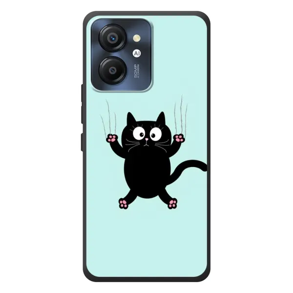Чехол с принтом «Падающий кот» для Blackview Color 8