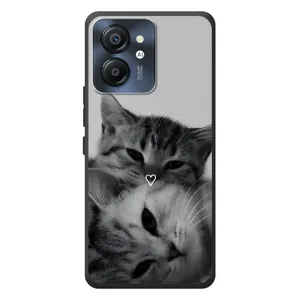 Чехол с рисунком кот на Blackview Color 8 (Пара котов)