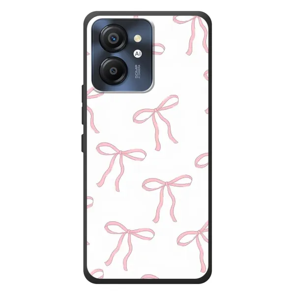 Чехол с принтом «Розовые бантики» для Blackview Color 8