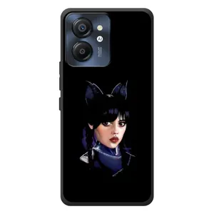 Чехлы Венсдей на Blackview Color 8 Уэнсдей (AlphaPrint) (серьезная Уэнздей)