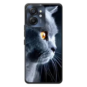 Чехлы с Котиками для Blackview Color 8 (VPrint) (Серый Кот)