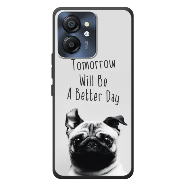 Чехол с принтом «Смешной Мопс» для Blackview Color 8