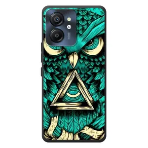 Чехол с птицами на Blackview Color 8 (VPrint) (Сова с глазом)