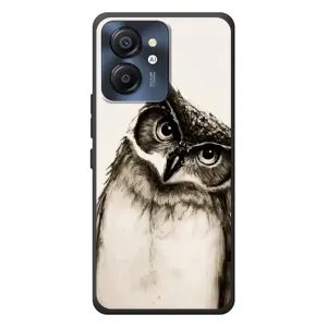Чехол с птицами на Blackview Color 8 (VPrint) (Сова)