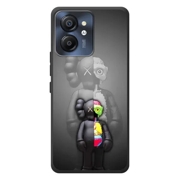 Чехол с принтом «Тело Bearbrick» для Blackview Color 8