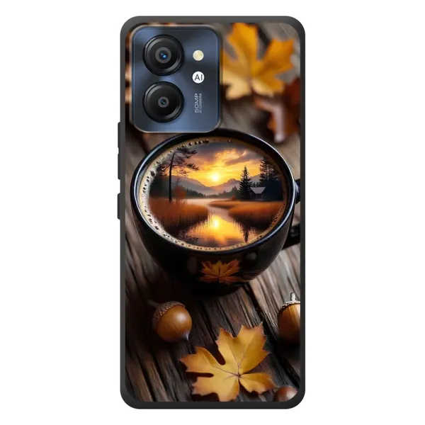 Чехол с принтом «Темный кофе» для Blackview Color 8