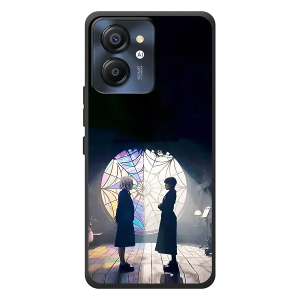 Чехол с принтом «Уэнздей и Инид» для Blackview Color 8 Чехол с принтом «Уэнздей и Инид» для Blackview Color 8