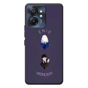 Чехлы Венсдей на Blackview Color 8 Уэнсдей (AlphaPrint) (Уэнздей и подруга)