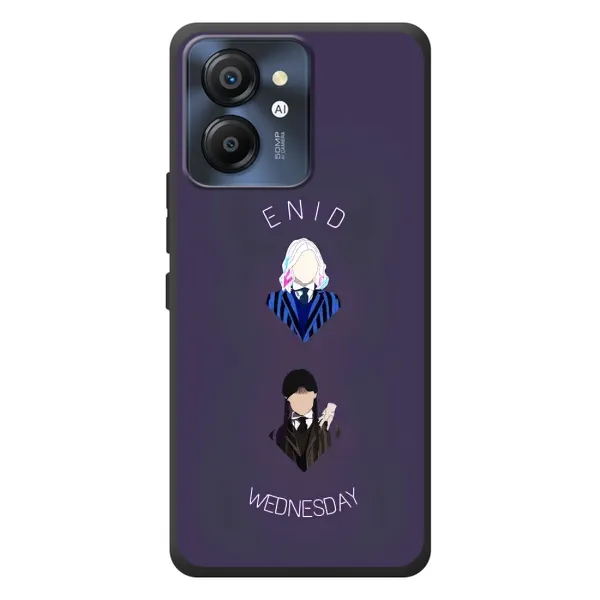 Чехол с принтом «Уэнздей и подруга» для Blackview Color 8 Чехол с принтом «Уэнздей и подруга» для Blackview Color 8