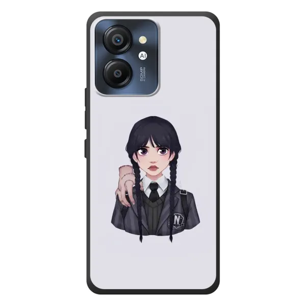 Чехол с принтом «Уэнздей и Вещь» для Blackview Color 8 Чехол с принтом «Уэнздей и Вещь» для Blackview Color 8