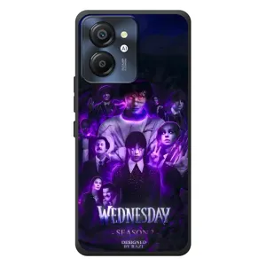 Чехол с дизайном Венздей 2 на Blackview Color 8 (Фиолетовая магия Уэнздей)