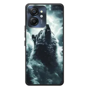 Чехол с картинкой «Хищники» для Blackview Color 8 (Волк в облаках)
