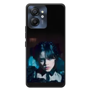 Чехлы Венсдей на Blackview Color 8 Уэнсдей (AlphaPrint) (взгляд Уэнздей)