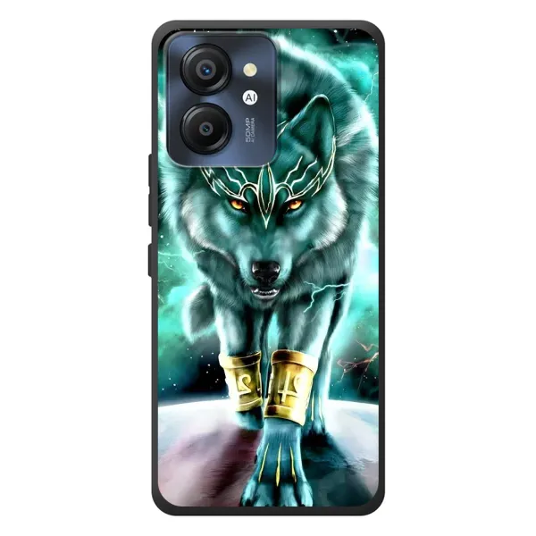 Чехол с принтом «Яркий волк» для Blackview Color 8