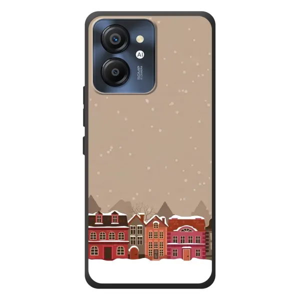 Чехол с принтом «Зимний город» для Blackview Color 8