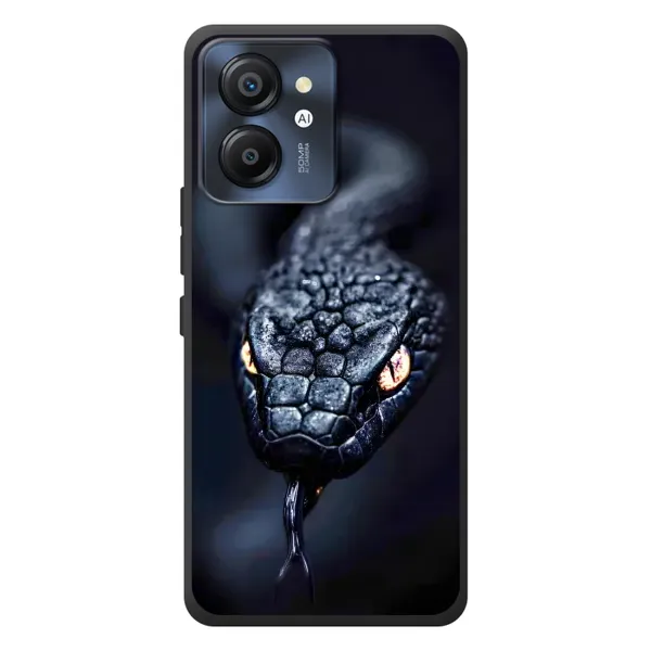 Чехол с принтом «Черная змея» для Blackview Color 8