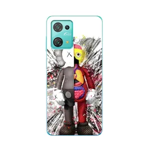 Чехлы для Blackview Oscal C30 Pro - Bearbrick Louis Vuitton (PREMIUMPrint) (Беарбрик)