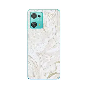 Мраморный чехол на Blackview Oscal C30 Pro (VPrint) (Белый мрамор)