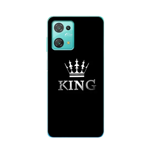 Чехол с принтом «KING» для Blackview Oscal C30 Pro