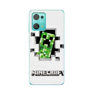 Чехол Майнкрафт на Blackview Oscal C30 Pro (AlphaPrint) Minecraft (крипер Майнкрафт)