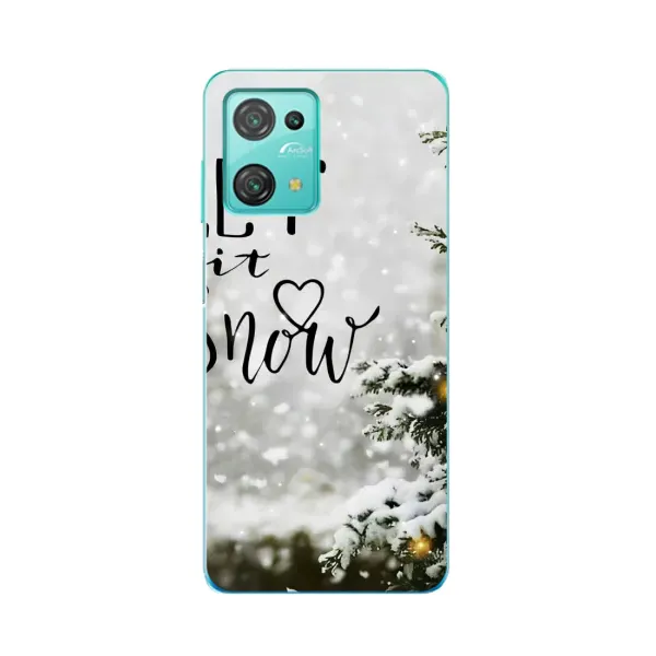 Чехол с принтом «Let it snow» для Blackview Oscal C30 Pro Чехол с принтом «Let it snow» для Blackview Oscal C30 Pro