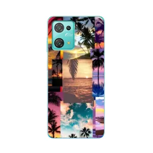 Силиконовый чехол с КАРТИНКАМИ лето для Blackview Oscal C30 Pro (AlphaPrint) (Летний отпуск)