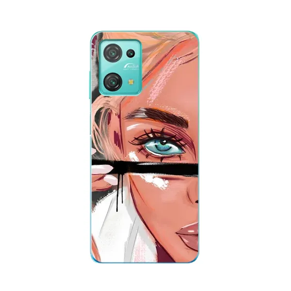 Чехол с принтом «Макияж» для Blackview Oscal C30 Pro