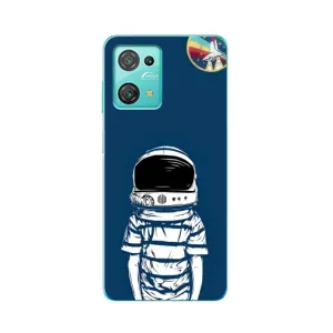 Чехол NASA для Blackview Oscal C30 Pro (AlphaPrint) (Мальчик в шлеме)
