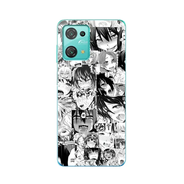 Чехол с принтом «Ahegao manga» для Blackview Oscal C30 Pro