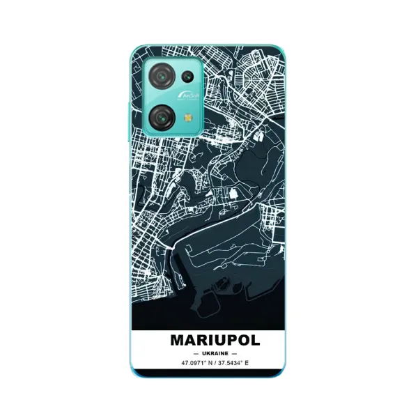 Чехол с принтом «Мариуполь» для Blackview Oscal C30 Pro