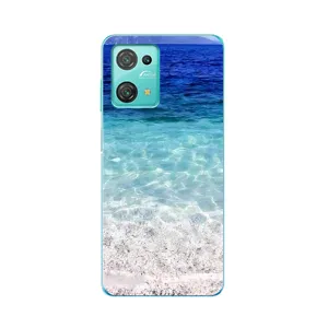 Силиконовый чехол с КАРТИНКАМИ лето для Blackview Oscal C30 Pro (AlphaPrint) (Море)